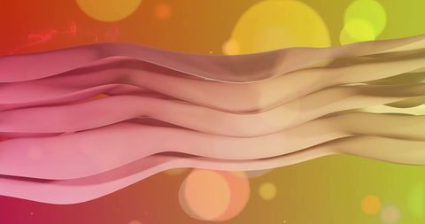 Vibrant Multicolored Waves Over Abstract Bokeh Background - Download Free Stock Images Pikwizard.com