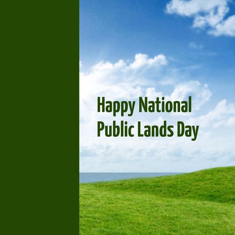 National Public Lands Day Celebration in Scenic Landscape - Download Free Stock Templates Pikwizard.com