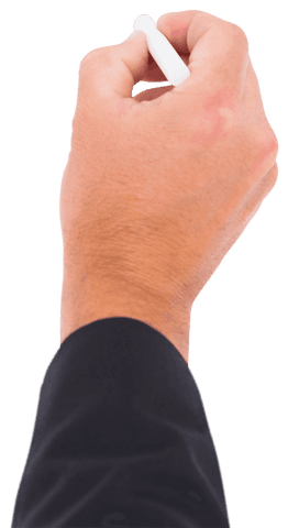 transparent hand writing with chalk business man's sleeve - Download Free Stock Videos Pikwizard.com