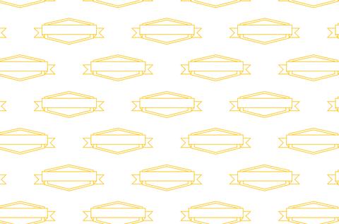 Yellow Geometric Badges Seamless Pattern on Transparent Background - Download Free Stock Videos Pikwizard.com