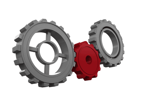 transparent gear illustration depicting connectivity in machines - Download Free Stock Videos Pikwizard.com