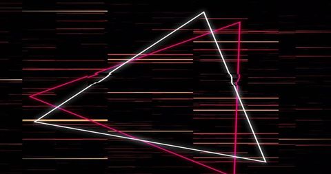 Abstract Geometric Digital Interface Background with Triangle Shapes