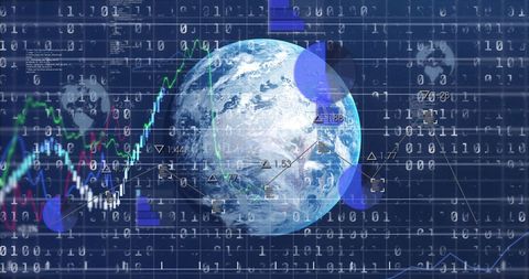 Digital Global Finance and Network Technology Concept - Download Free Stock Images Pikwizard.com