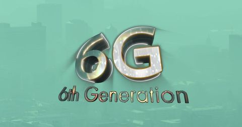 6G Text Overlay on Futuristic Cityscape Background - Download Free Stock Images Pikwizard.com