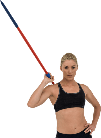 transparent background female athlete holding pole - Download Free Stock Videos Pikwizard.com