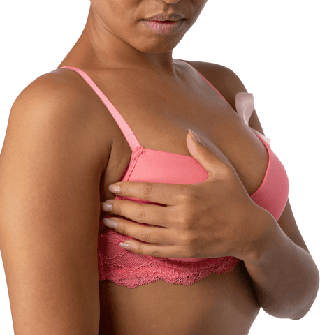 Woman Supporting Breast Cancer Awareness with Transparent Ribbon - Download Free Stock Videos Pikwizard.com
