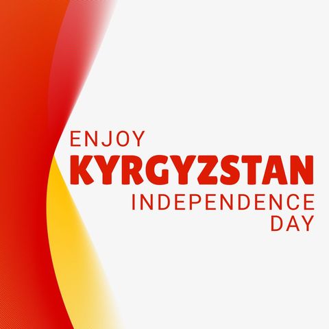 Kyrgyzstan Independence Day Celebration Poster - Download Free Stock Templates Pikwizard.com