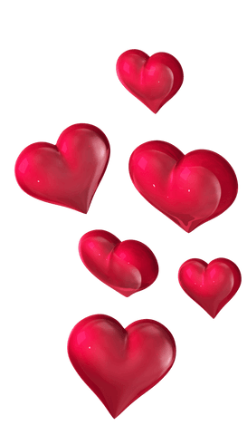 transparent romantic red hearts design - Download Free Stock Videos Pikwizard.com