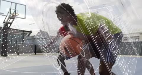 Exciting Rooftop Basketball Drills with High-Tech Overlay