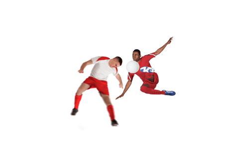 intense football players tackling high speed closeup on transparent background - Download Free Stock Videos Pikwizard.com