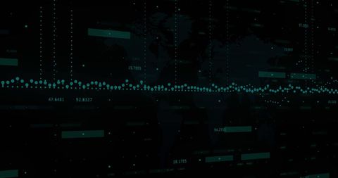 Digital Financial Data Over Global Map, Futuristic Analytics - Download Free Stock Images Pikwizard.com