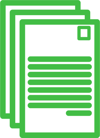 green paper document icon on transparent background - Download Free Stock Videos Pikwizard.com