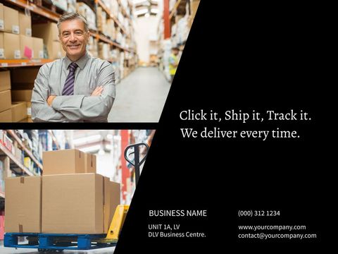 Efficient Logistics Services Promotion Displaying Trust and Confidence - Download Free Stock Templates Pikwizard.com