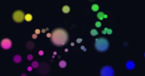 Colorful Glowing Light Spots on Black Background - Download Free Stock Images Pikwizard.com