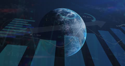 Global Financial Analysis with Data Visualization and Planet Earth