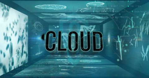 Innovative Cloud Technology with Futuristic Medical Graphics - Download Free Stock Images Pikwizard.com