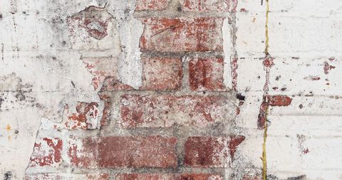 Close-Up of Weathered White Painted Brick Wall - Download Free Stock Images Pikwizard.com