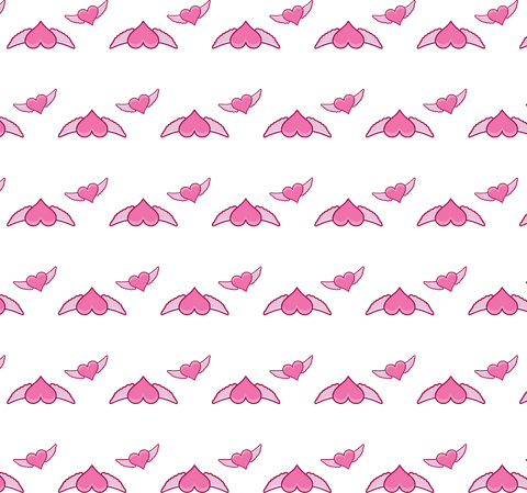 seamless pink heart motif on transparent background - Download Free Stock Videos Pikwizard.com
