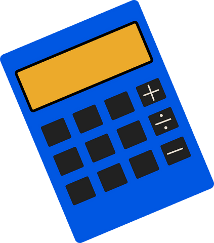 transparent calculator icon in minimalist flat style - Download Free Stock Videos Pikwizard.com
