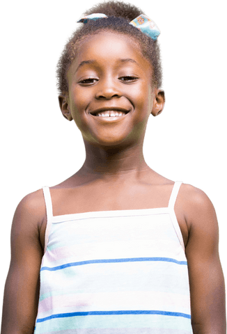 joyful child standing with transparent background, perfect smiling expression - Download Free Stock Videos Pikwizard.com
