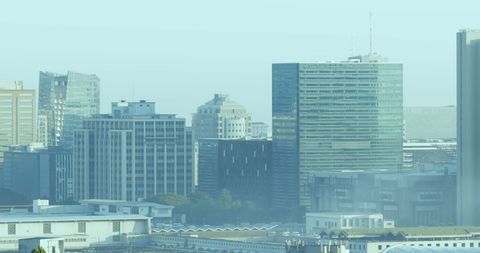 Modern Urban Skyline with Skyscraper Highrises - Download Free Stock Images Pikwizard.com