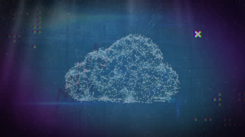 Digital Cloud Security and Data Analysis Visualization