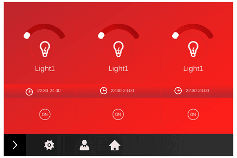 Transparent Smart Home Interface with Lighting Control - Download Free Stock Videos Pikwizard.com