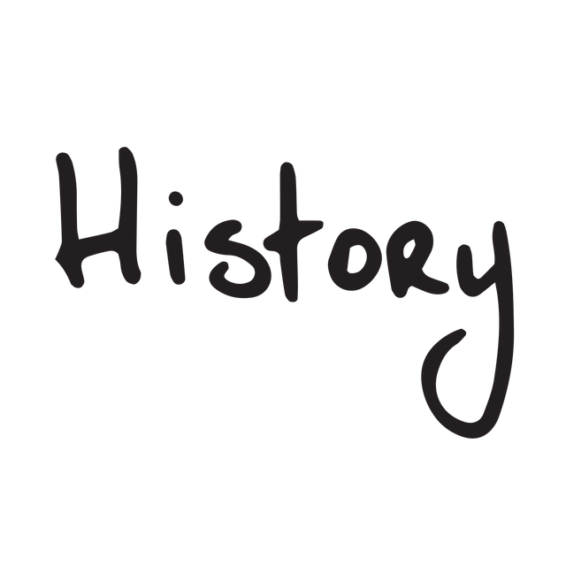 Handwritten History Text Design on Transparent Background - Download Free Stock Videos Pikwizard.com