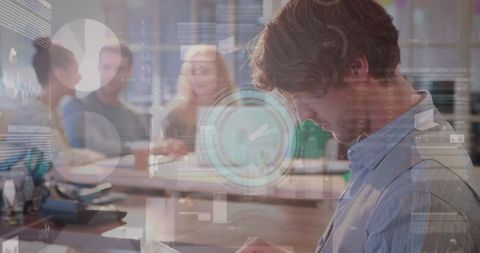 Innovative Business Analyst Linking Strategy and Data in Modern Office