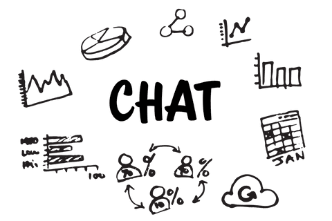 Transparent Business Icons with Chat Elements In Design - Download Free Stock Videos Pikwizard.com