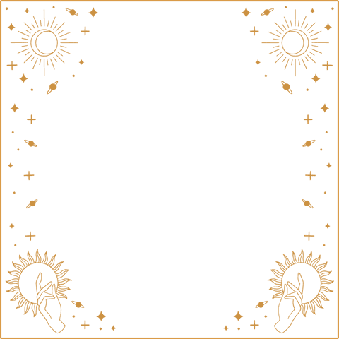 ornate celestial frame with suns and stars on transparent background - Download Free Stock Videos Pikwizard.com