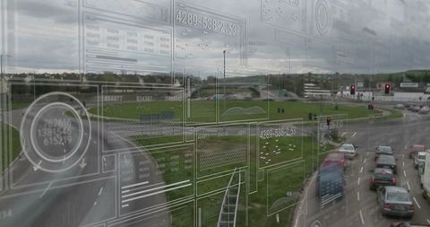 Innovative Digital Overlay Over Urban Road Junction