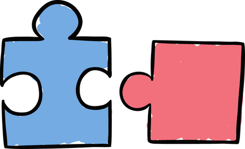 colored puzzle pieces on transparent background illustration - Download Free Stock Videos Pikwizard.com
