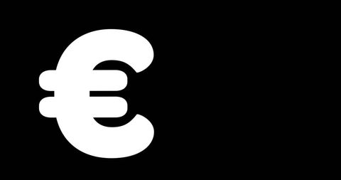 Euro Currency Symbol on Black Background with Copy Space - Download Free Stock Images Pikwizard.com