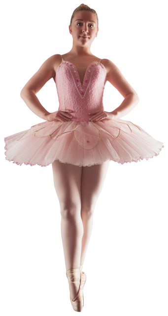 Prima Ballerina in Pink Tutu on Transparent Background Performing Ballet - Download Free Stock Videos Pikwizard.com