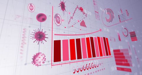 Covid-19 data analytics with virus cells and graphs