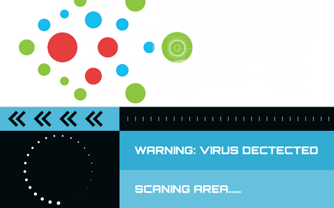digital virus detection interface on transparent background - Download Free Stock Videos Pikwizard.com