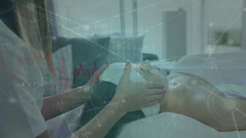 Futuristic Healthcare Concept with Digital Connections