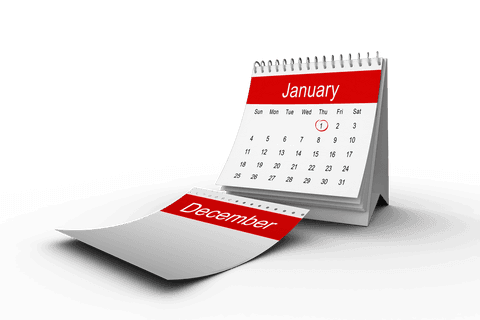 transparency in time management concept with january calendar - Download Free Stock Videos Pikwizard.com