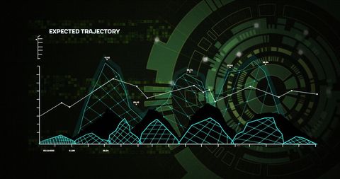 Futuristic Data Processing Diagram with Digital Interface - Download Free Stock Images Pikwizard.com