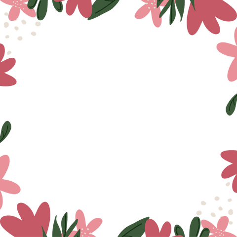 decorative floral border with pink blossoms on transparent background - Download Free Stock Videos Pikwizard.com