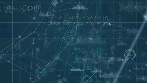 Digital Network Connections and Data Processing with Mathematical Formulas