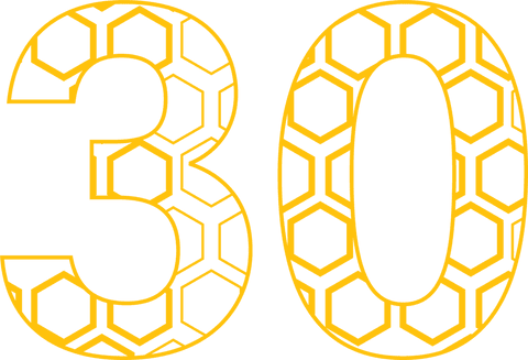 hexagonal patterned number 30 on transparent background - Download Free Stock Videos Pikwizard.com