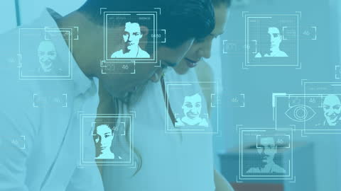 Facial Recognition Technology Concept