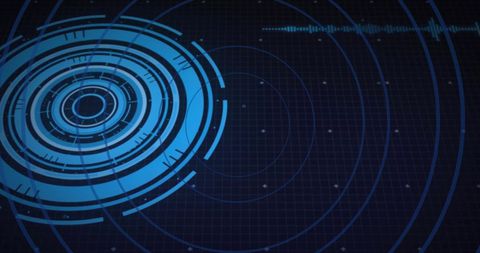 Digital Interface with Circular Data Visualization - Download Free Stock Images Pikwizard.com