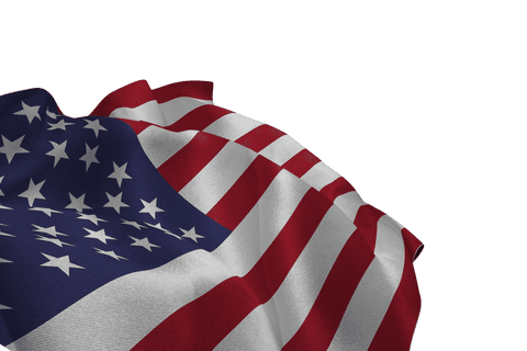 close-up of flowing usa flag with transparent background - Download Free Stock Videos Pikwizard.com