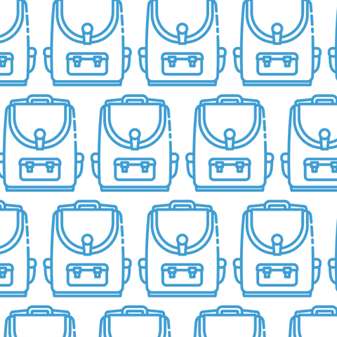 blue backpack pattern on transparent background - Download Free Stock Videos Pikwizard.com