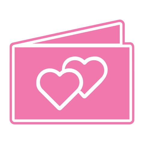 Romantic Pink Card with Love Hearts on Transparent Background - Download Free Stock Videos Pikwizard.com