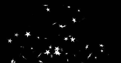 Falling Christmas Stars on Black Background for Festive Celebrations - Download Free Stock Images Pikwizard.com