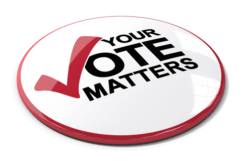 your vote matters text with red checkmark on transparent background - Download Free Stock Videos Pikwizard.com